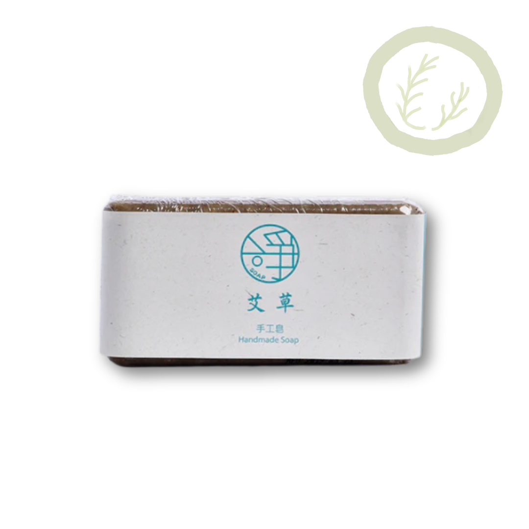 中国　粉彩　漢詩蝉文瓶　M　R8100 Jing Si Soap: Mugwort 淨皂：艾草 Best By 03/01/2027