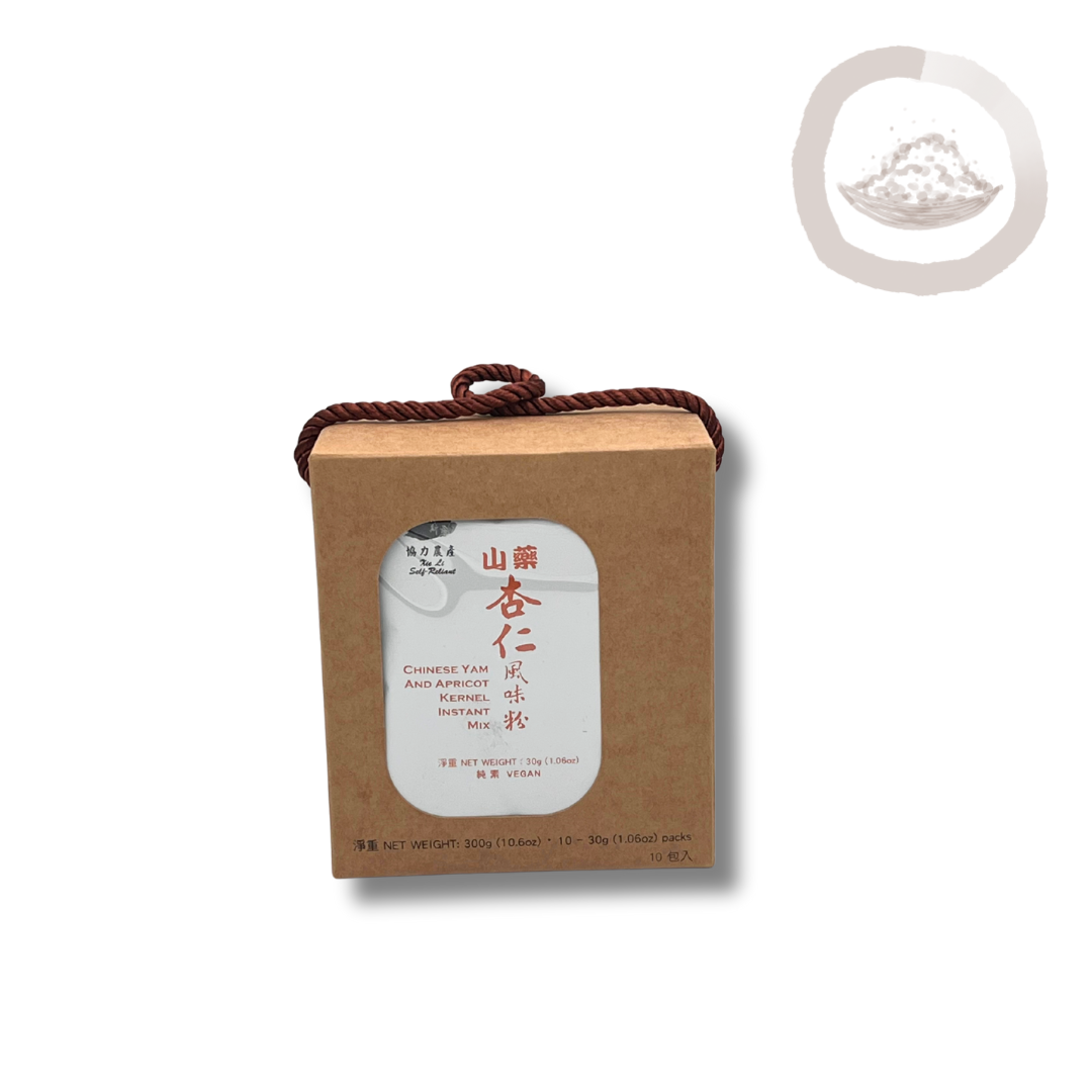 Chinese Yam and Apricot Kernel  Instant Mix (10 bags) 山藥杏仁風味粉-隨身包 BEST BY 06/10/2026