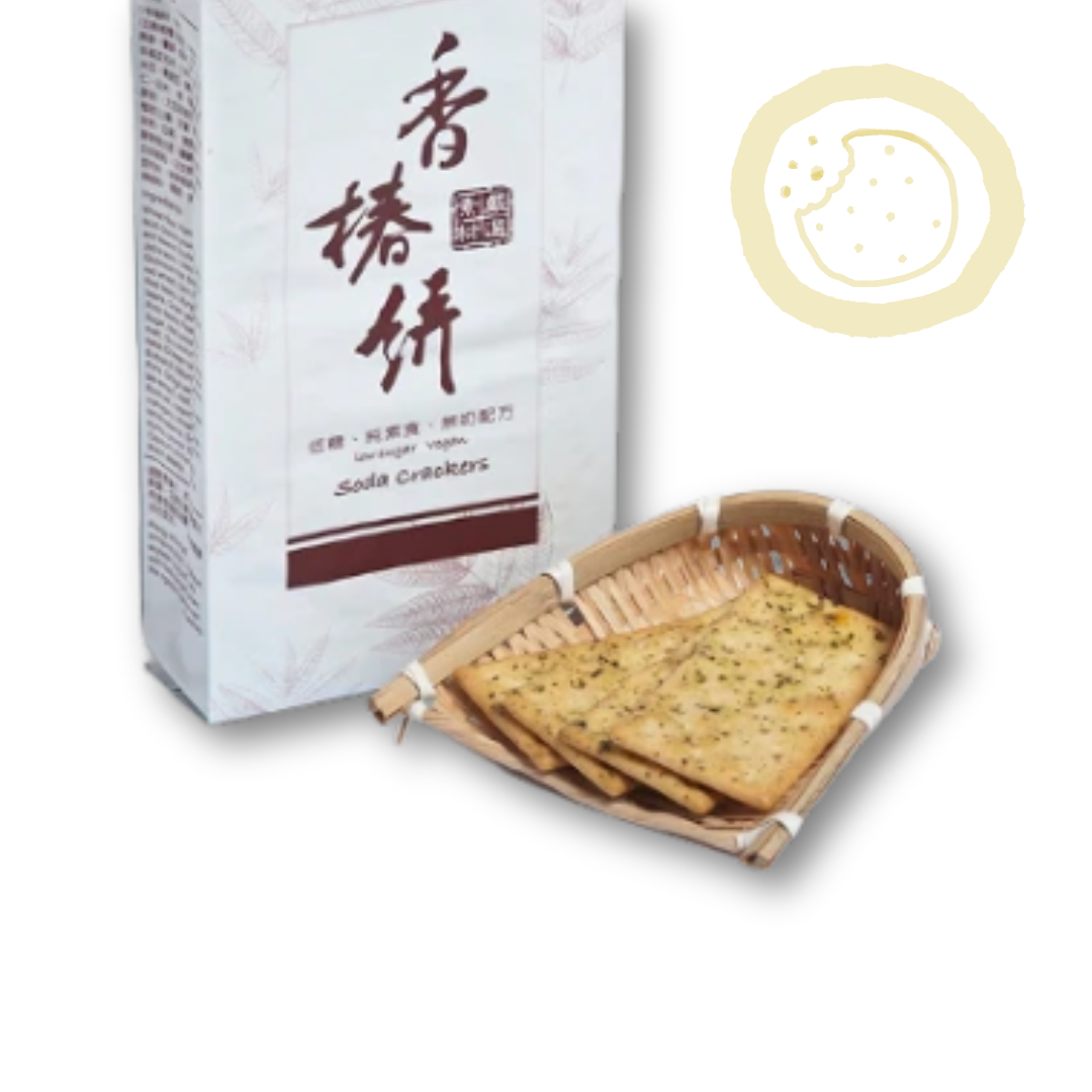 Chinese Mahogany Soda Crackers 香椿蘇打餅 Best by 06/27/2026