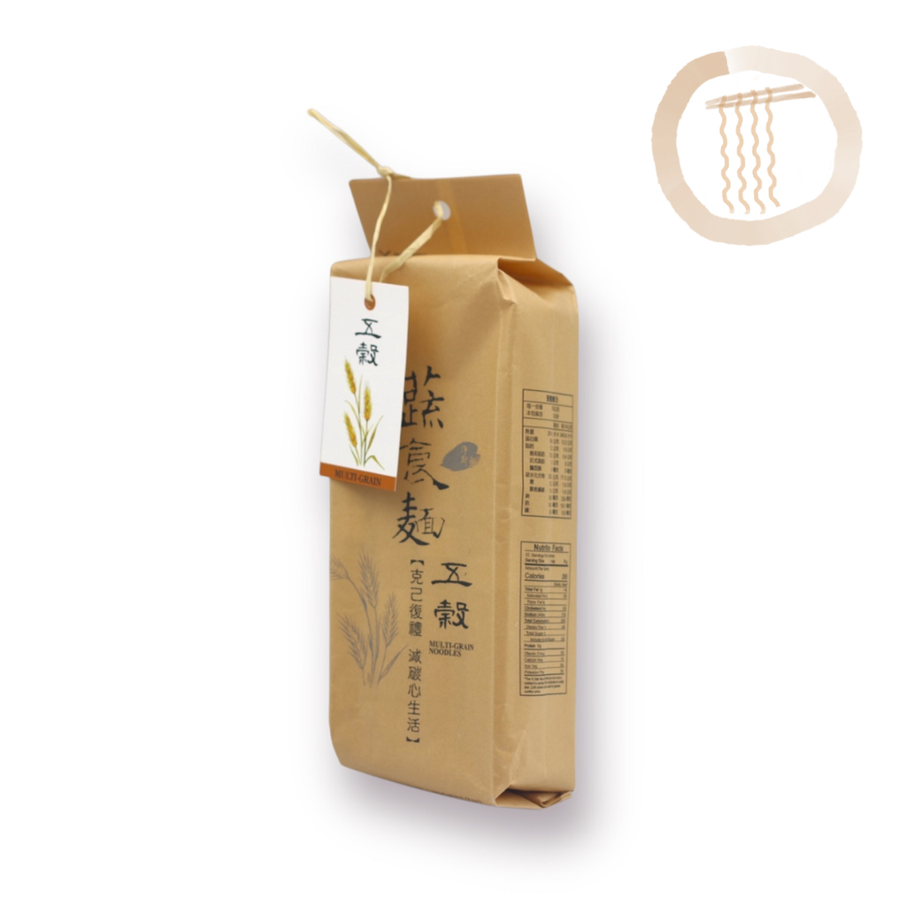 Multi-Grain Noodles 蔬食麵-五穀 Best by 11/30/2026 - Jing Si Books & Cafe