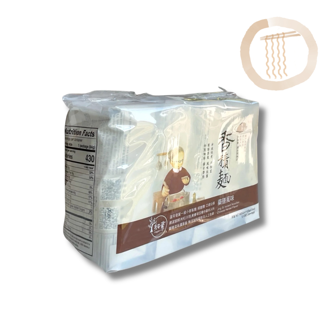 Jing Si Instant Noodle Chinese Herbal Flavor 香積麵 - 藥膳風味 Best by 07/02/2026