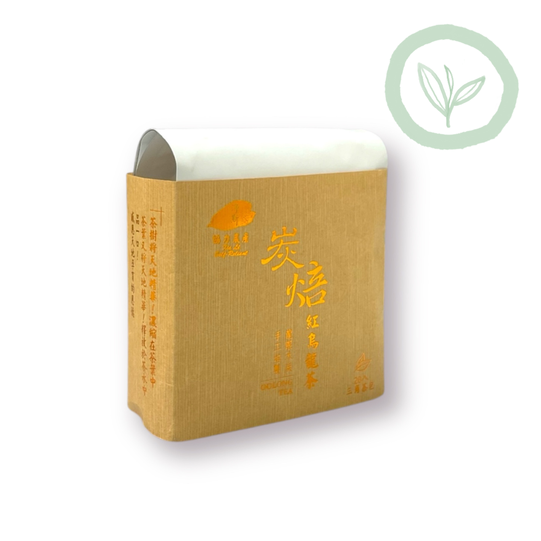 Roasted Black Oolong Triangular Teabags 炭焙紅烏龍三角立體茶包20入 Best by 5/15/2027