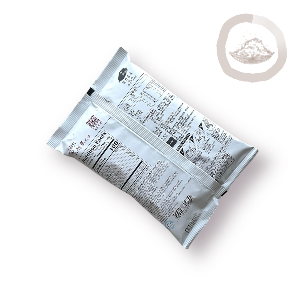 Black Rice and Multi-Grain Instant Mix 五穀粉 - 黑糙米口味 (Best by 01/16/2026)