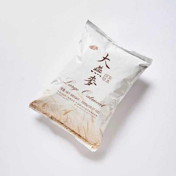 Jing Si Large Oatmeal (Plain Oat) / 大燕麥 (1KG) Best by 12/12/2024