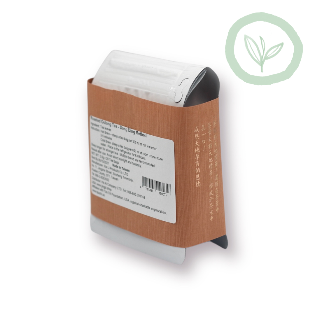 Roasted Oolong Tea Bags - Dong Ding Style 韻香凍頂烏龍茶 Best by 5/15/2027