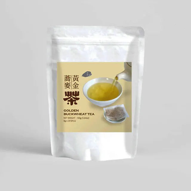Golden Buckwheat Tea Bags - 20 Bags- Best By 5/1/2025 - Jing Si Books & Cafe
