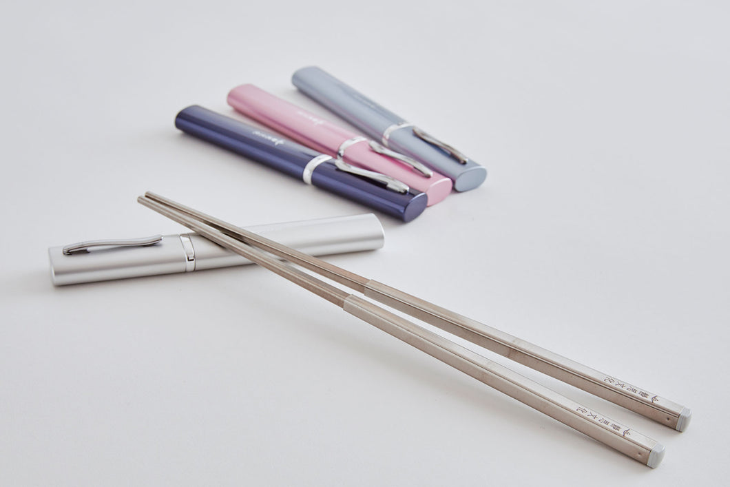 Stainless Steel Retractable Chopsticks - Jing Si Books & Cafe