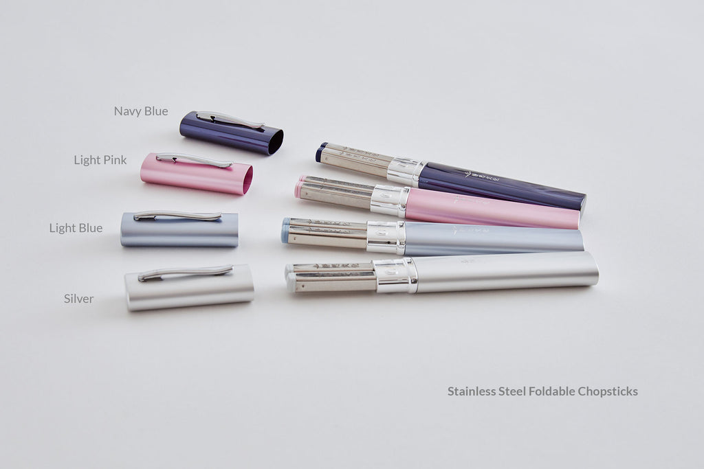 Stainless Steel Retractable Chopsticks - Jing Si Books & Cafe